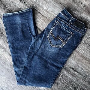 Silver Jeans Dark Blue Boot Cut Women's Jeans